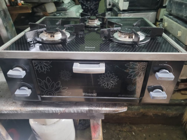 foreign-used-rinnai-schott-3-burner-gas-cooker-with-grill-tested-and-working-big-1